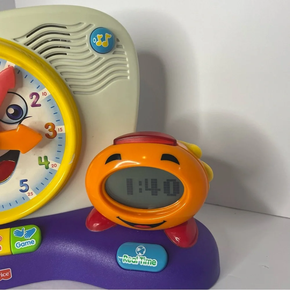 Fisher Price Fun 2 Learn TEACHING CLOCK - K4074 2006 - Picture 4 of 11
